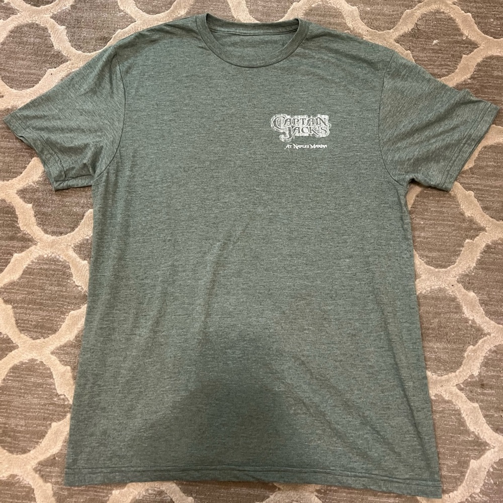 Olive Green Graphic T-Shirt
